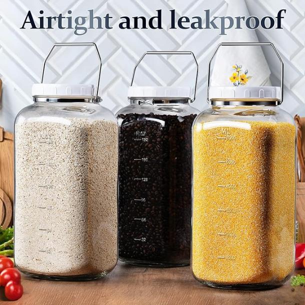 2-Gallon Glass Containers