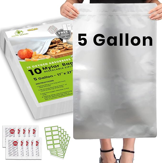 5-6 Gallon Mylar Bags