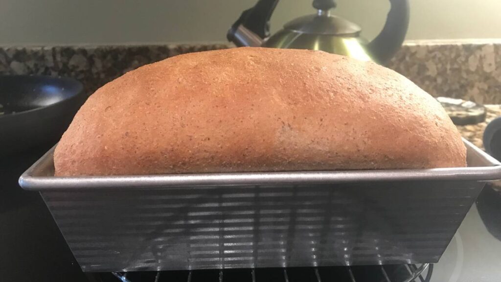 Baked Bread in Loaf Pan