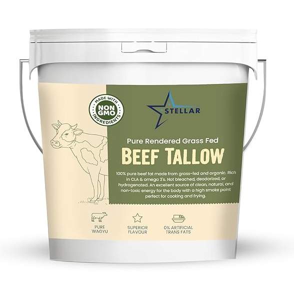 Stellar Grass-Fed Beef Tallow