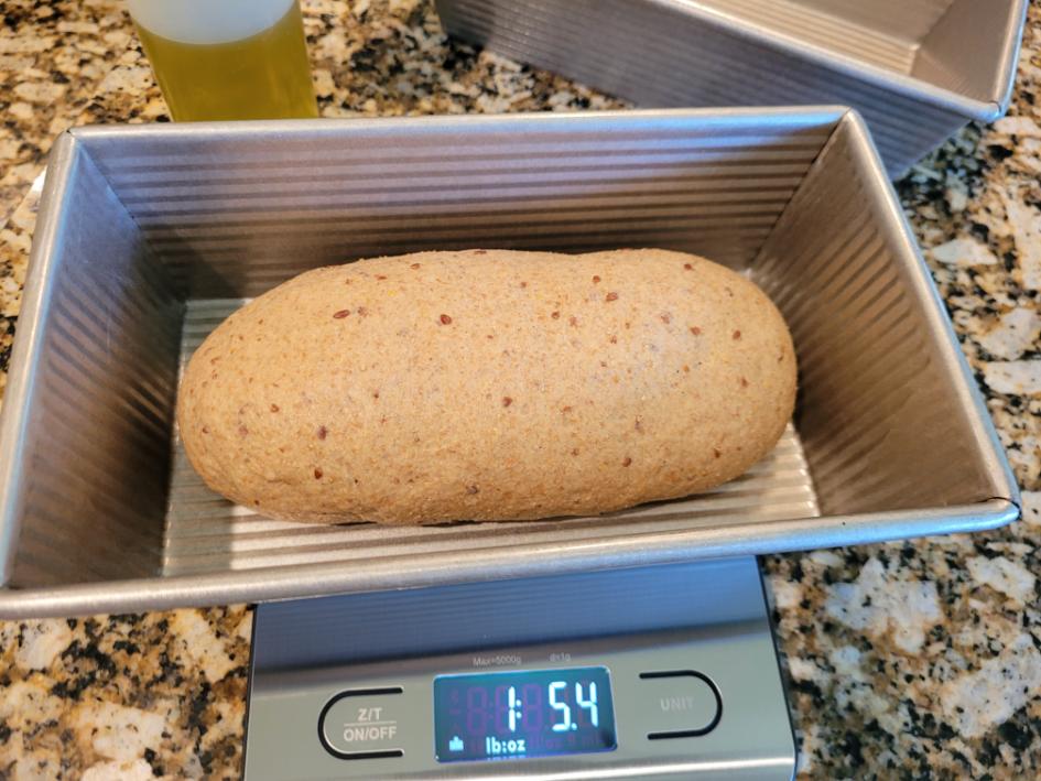 Weighing Bread Dough