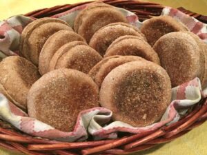 Basket of English Muffins