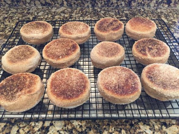 Freshly Cooked English Muffins