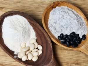 Lima Bean Flour & Black Bean Flour