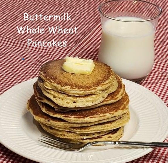 Stack of Pancakes with Milk
