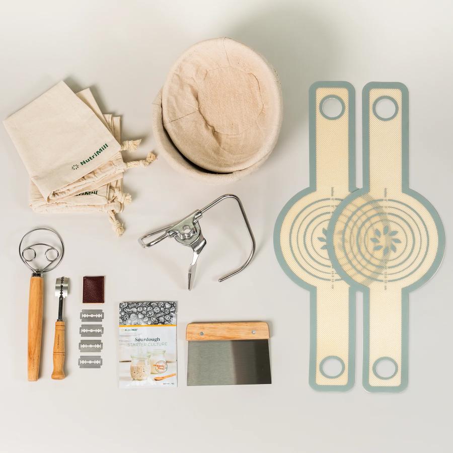 Sourdough Bundle with Stainless Steel Dough Hook
