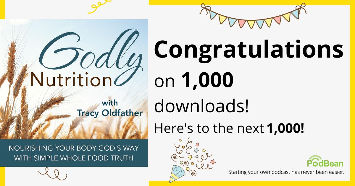 Podcast 1000 Downloads Badge